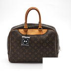 Louis Vuitton Deauville Bag Handbag Brown