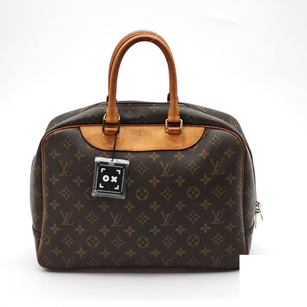 Louis Vuitton Deauville Bag Handbag Brown — view 2