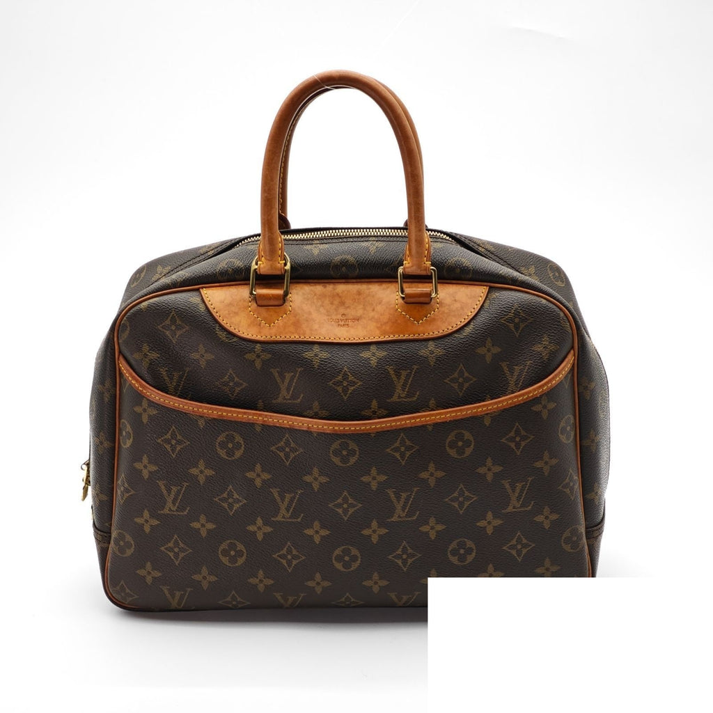 Louis Vuitton Deauville Bag Handbag Brown