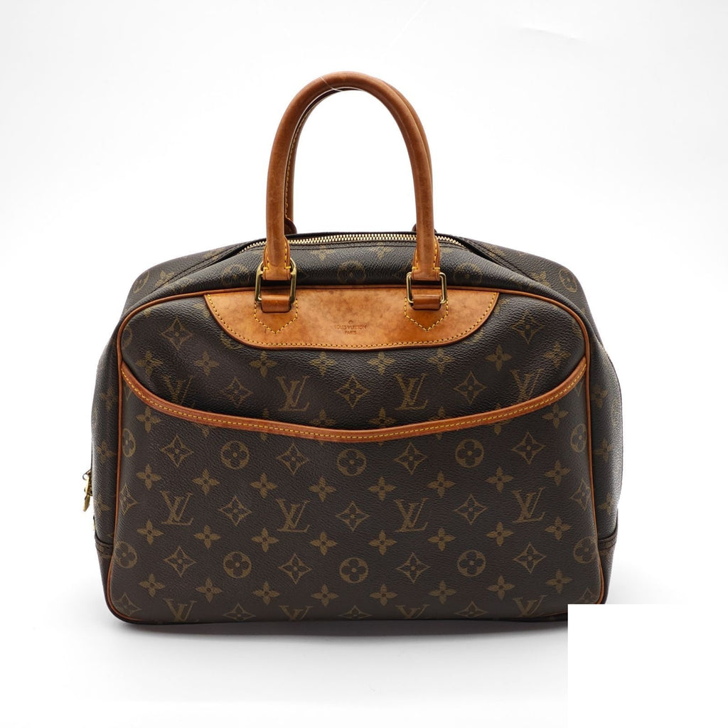 Louis Vuitton Deauville Bag Handbag Brown — view 3