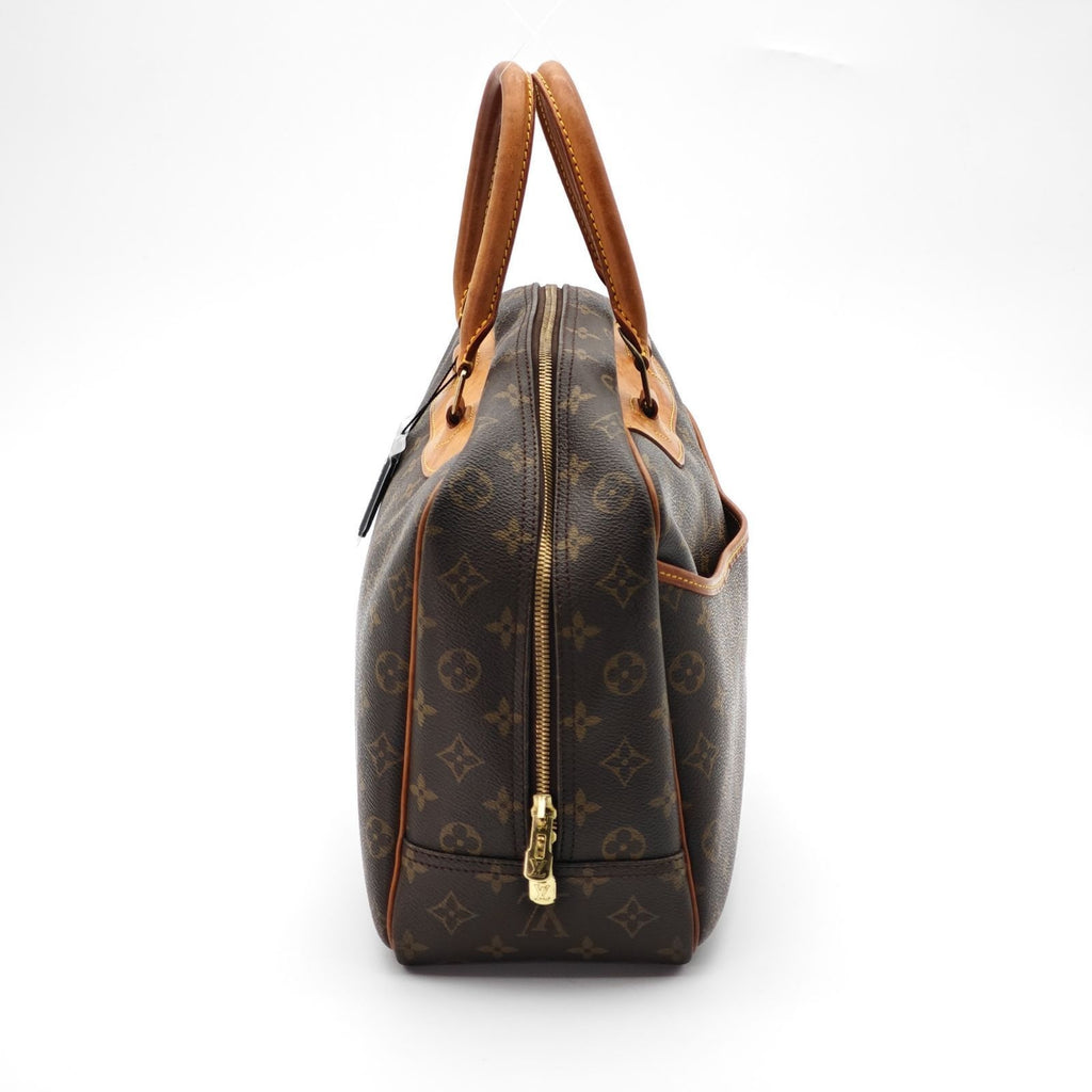 Louis Vuitton Deauville Bag Handbag Brown — view 4