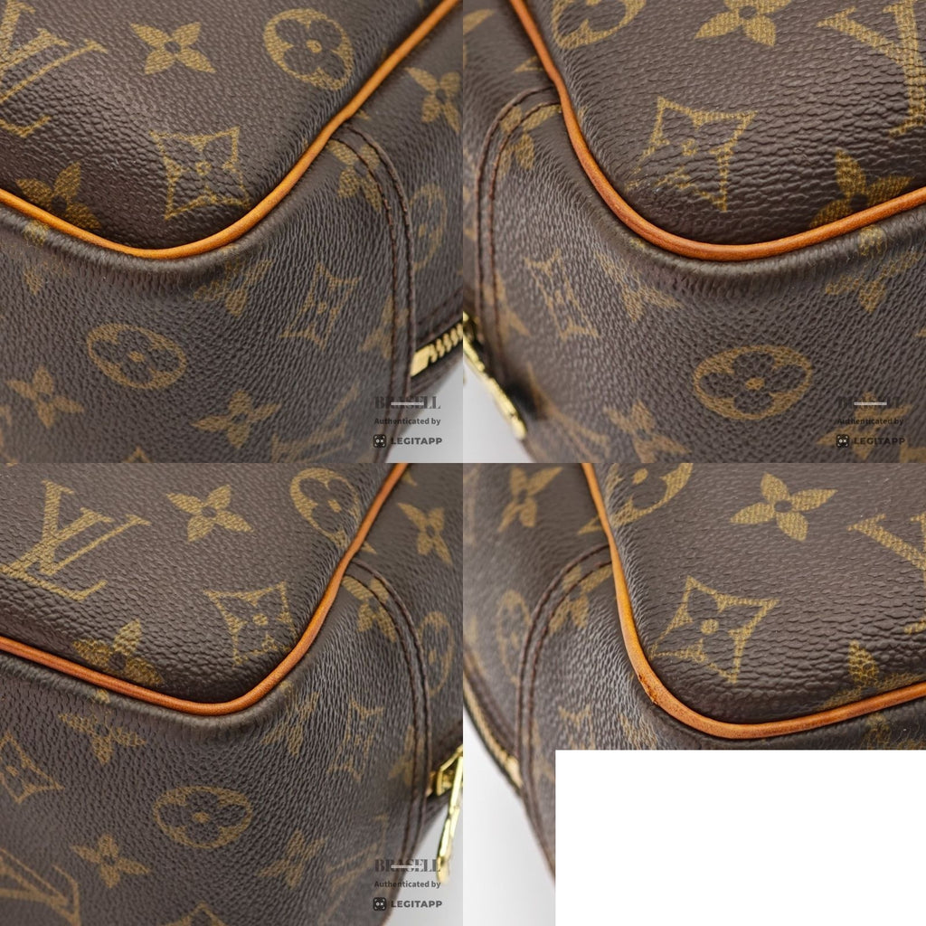 Louis Vuitton Deauville Bag Handbag Brown