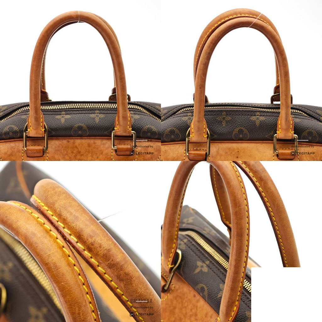 Louis Vuitton Deauville Bag Handbag Brown — view 8