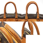 Louis Vuitton Deauville Bag Handbag Brown
