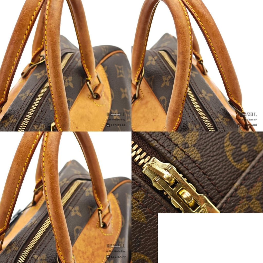 Louis Vuitton Deauville Bag Handbag Brown