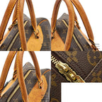 Louis Vuitton Deauville Bag Handbag Brown