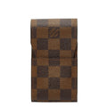 Louis Vuitton Damier Etui Cigarette Case Tobacco Brown Leather
