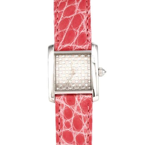 Cartier Tank Francaise SM WG Quartz Bracelet Dial Color