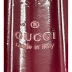 Gucci Square Bangle Size M Stamped V Burgundy — view 4