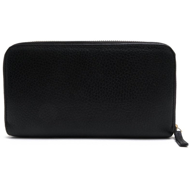 Gucci Long Wallet Men Leather Black — view 2