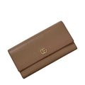 Gucci Bifold Long Wallet Pink Beige Marmont