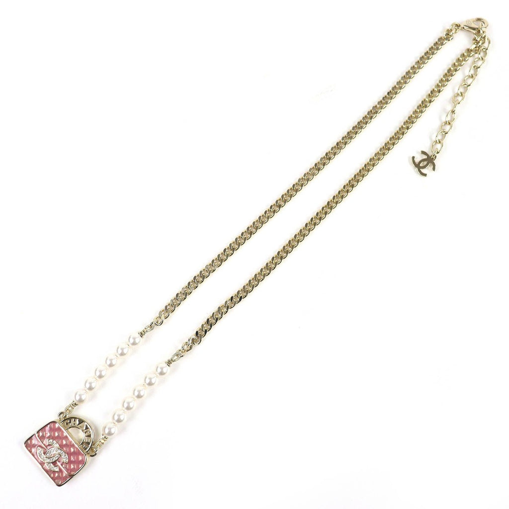 Chanel CC Logo Rhinestone Quilted Bag — view 4