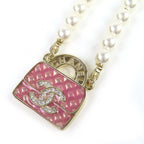 Chanel CC Logo Rhinestone Quilted Bag
