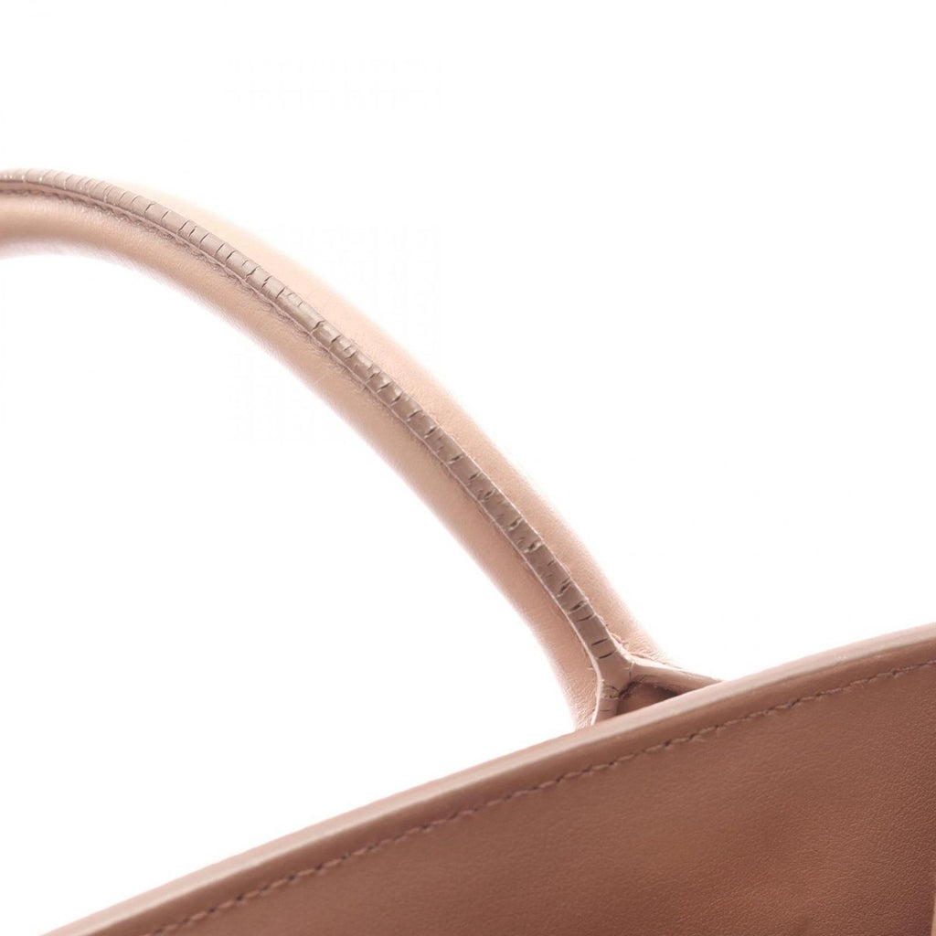 Prada Handbag Saffiano Cuir C Monochrome Pink Beige Leather — view 9