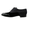 Louis Vuitton Dress Shoes Monogram Jacquard Velour Contrast Leather Business 10