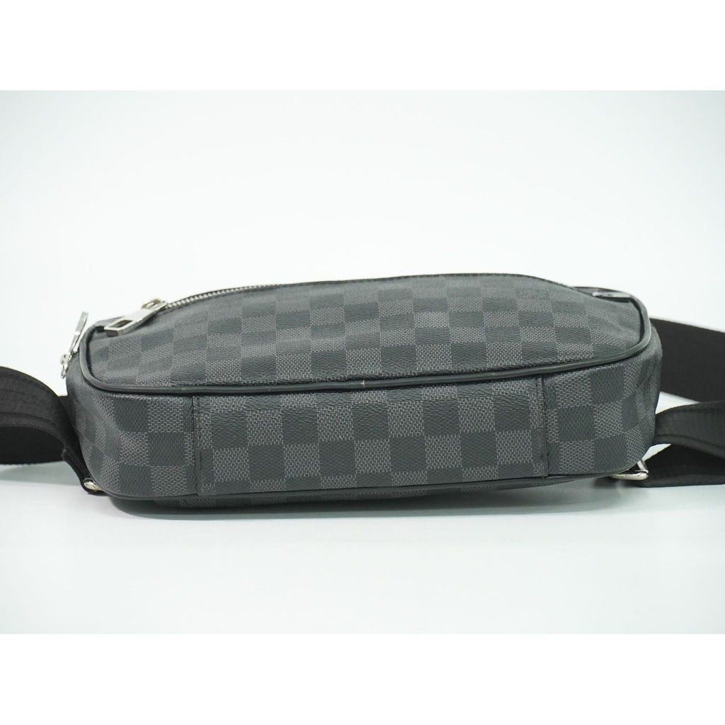 Louis Vuitton LV Ambler Damier Graphite Belt Bag Black Gray — view 3