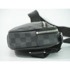 Louis Vuitton LV Ambler Damier Graphite Belt Bag Black Gray — view 4