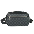 Louis Vuitton LV Ambler Damier Graphite Belt Bag Black Gray