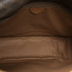 Celine Flap Cross Brown Beige Macadam Canvas Crossbody — view 9