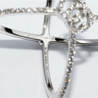 Gucci Rings 18K White Gold Diamond 107 P GG Running Xring Full — view 4