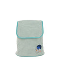 Hermes Backpack les Cabanes Embroidery Tricolor