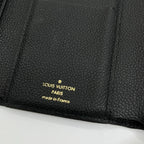 Louis Vuitton Portefeuil Pallas Compact Monogram Trifold Wallet Black Handbag X Brown — view 7