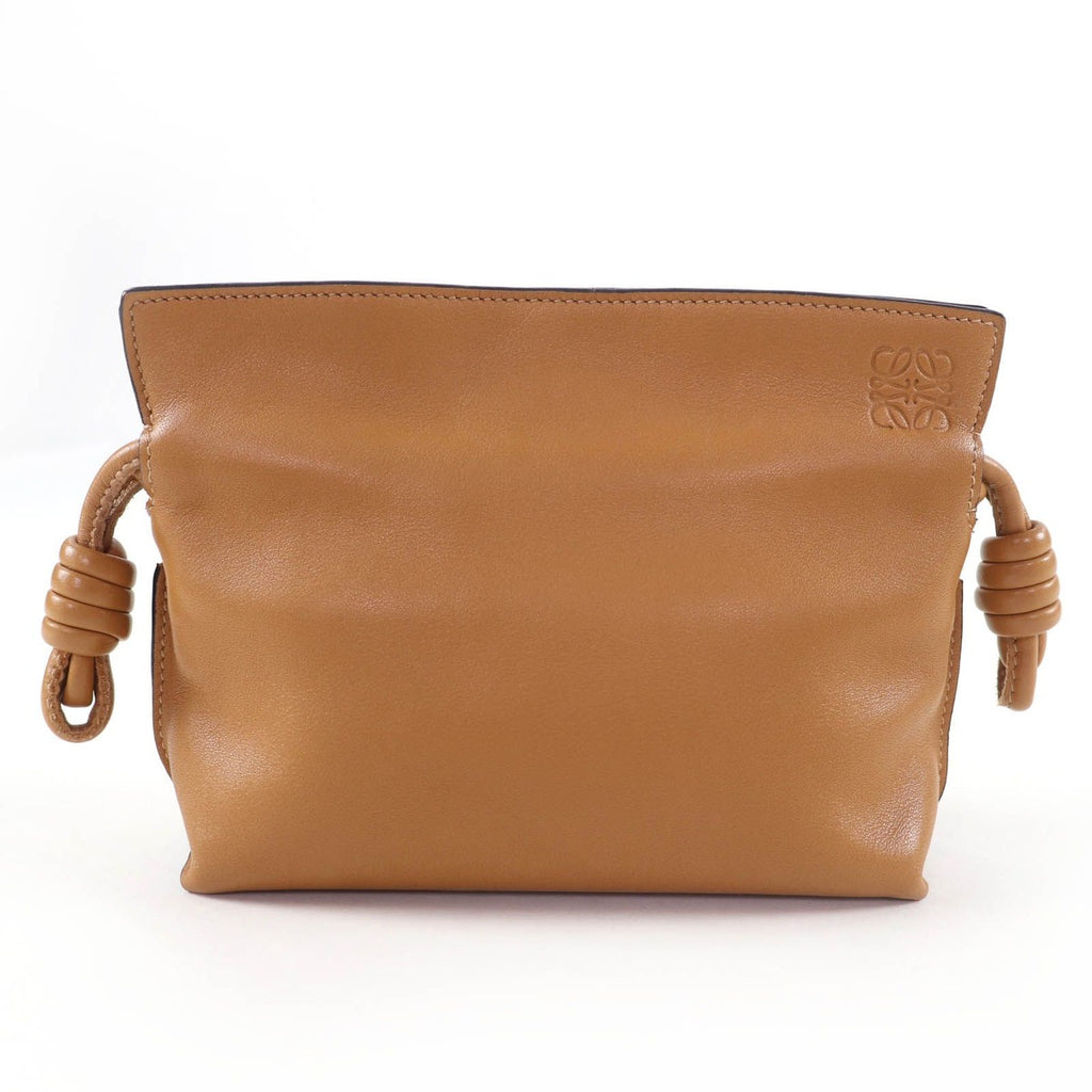 Loewe Flamenco Clutch Nano Chain Shoulder Bag Leather Warm — view 2