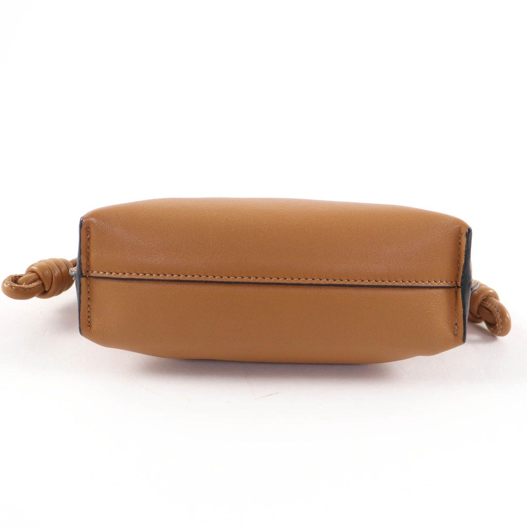 Loewe Flamenco Clutch Nano Chain Shoulder Bag Leather Warm — view 4
