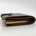 Louis Vuitton Nogram Portefeuille Viennois Brown Bifold Wallet Leather — view 3