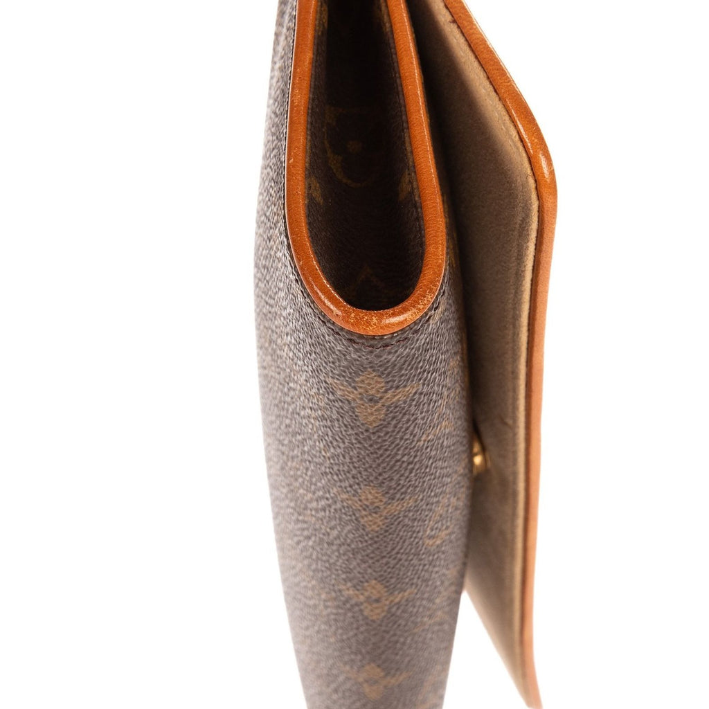 Louis Vuitton Twin Brown Monogram Canvas — view 6