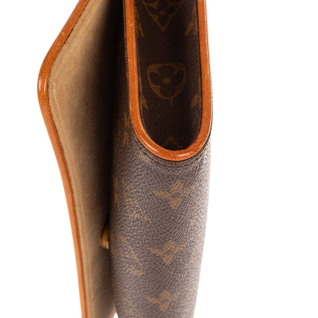 Louis Vuitton Twin Brown Monogram Canvas — view 7
