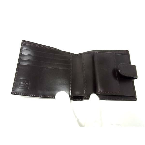 Fendi Wallet Zucca Brown Black Canvas Leather Bifold — view 4