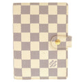 Louis Vuitton Agenda PM Damier Azur Notebook Cover White 1225