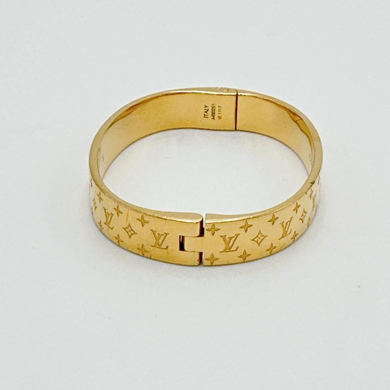 Louis Vuitton Monogram Cuff Nanogram S Size Bracelet — view 4