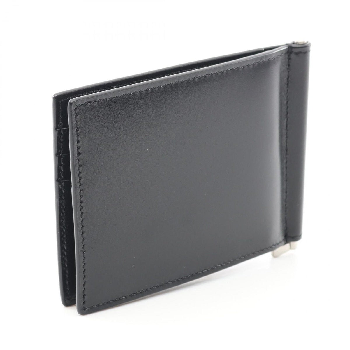 Saint Laurent Paris Bifold Wallet Monogram Nero Leather — view 2