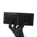 Saint Laurent Paris Bifold Wallet Monogram Nero Leather — view 3