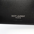 Saint Laurent Paris Bifold Wallet Monogram Nero Leather — view 4