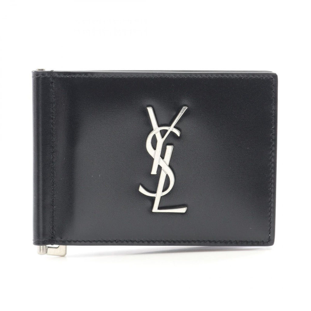 Saint Laurent Paris Bifold Wallet Monogram Nero Leather