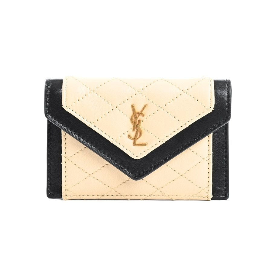 Saint Laurent Yves Card Case Gabi Multifold Wallet