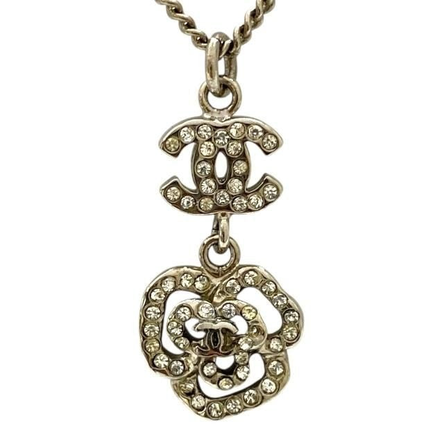 Chanel Accessory Small Coco Mark Camellia Metal — view 2