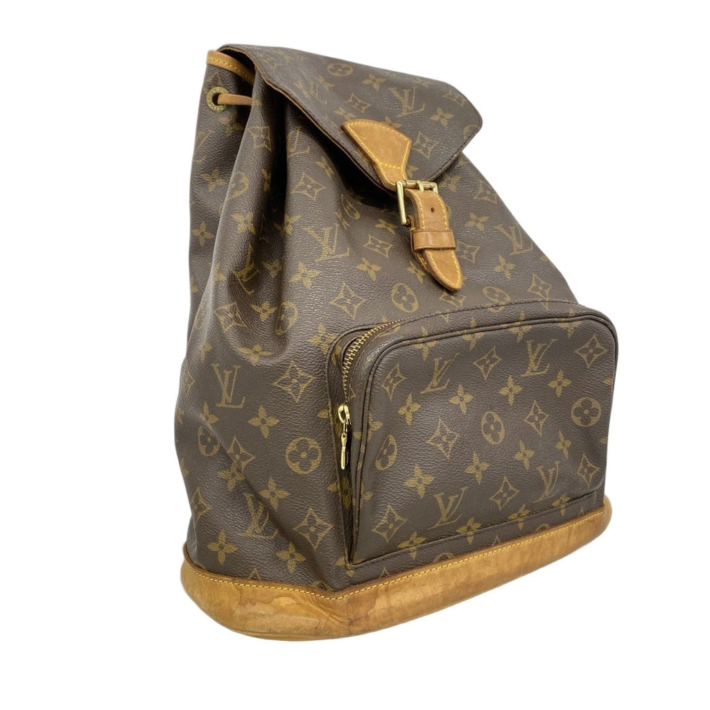 Louis Vuitton Backpack Monogram Montsouris GM Brown — view 2