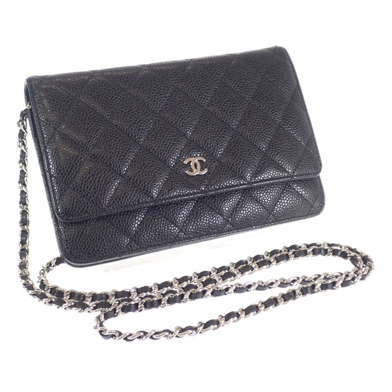 Chanel Quilted Classic Chain Wallet Coco Mark c3906 Long
