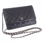 Chanel Quilted Classic Chain Wallet Coco Mark c3906 Long