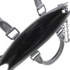 Louis Vuitton Taurillon Monogram Sac Plat Messenger Bag Black — view 6