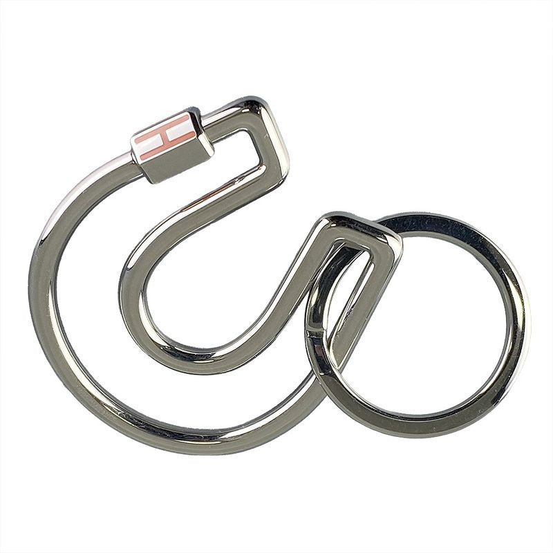 Hermes Faille A Cheval Key Ring