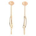 Hermes Chaine D'ancre 750 Pink Gold Mini Punk Earrings