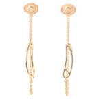 Hermes Chaine D'ancre 750 Pink Gold Mini Punk Earrings