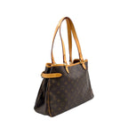 Louis Vuitton Batignolles Oriental Monogram Leather Brown Light Tote Gold — view 2