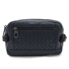 Bottega Veneta Intrecciato Belt Bag Hip Leather Navy