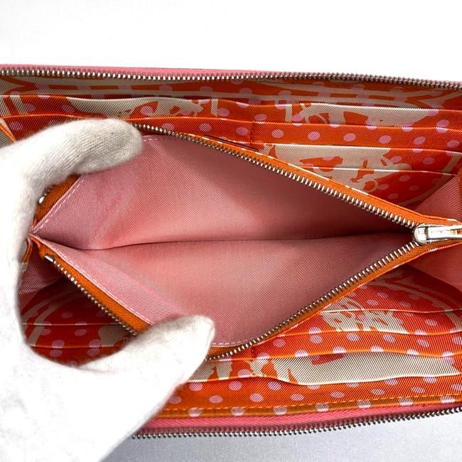 Hermes Round Zipper Long Wallet Azap Silk Quinn — view 6